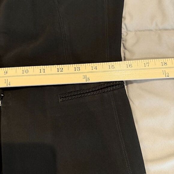 Rag & Bone Stretch Black Blazer Texture Lapel and Front Pocket Trim Size 8 - Picture 10 of 13